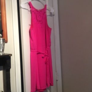 Hot pink summer dress